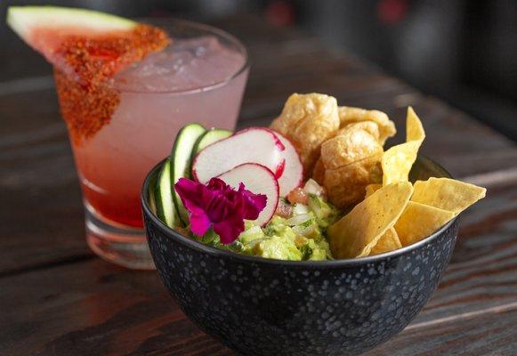 Guacamole + Watermelon Margarita