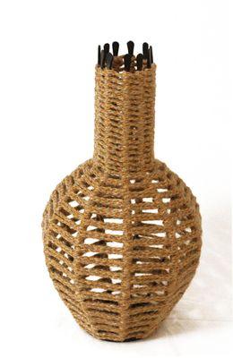 Jute Macramé Vase