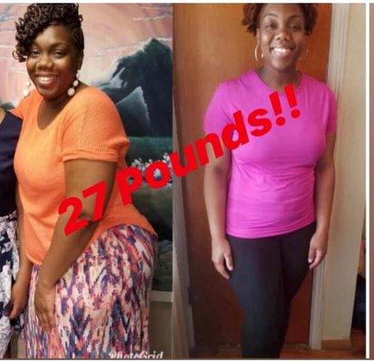 Erica Weight Loss Transformation!