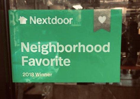 Thank you to our neighbors who voted for us as a local favorite!