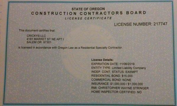 Licensed, Bonded, & Insured.