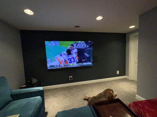 Wired Home Theater Room, Atmos Surround