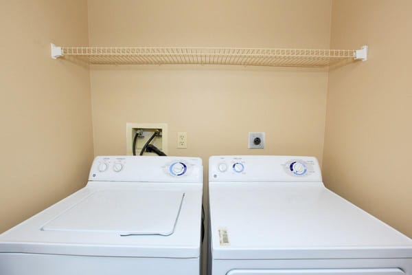 Full sized in-home washer & dryer