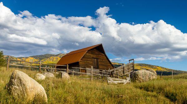 Fall in Steamboat- Barn