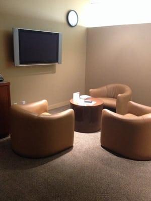 Lounge Chair & TV in Women's Locker Room! RWS should have one too :)