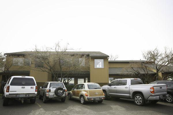 The front of our real estate office in Medford, Oregon. Located on Cardley Ave.