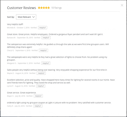 Reviews from customers that have purchased GroupOn vouchers. Customers that are motivated to leave a positive review vs. negative on Yelp.