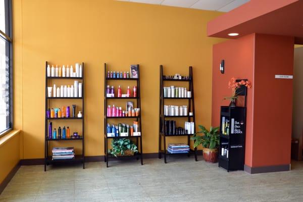 Hair Plus the Salon at West Windsor carries professional hair product lines such as MilkShake, Color Proof and Kevin Murphy, amongst others.