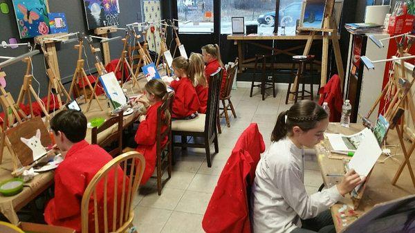 Painting classes for kids!