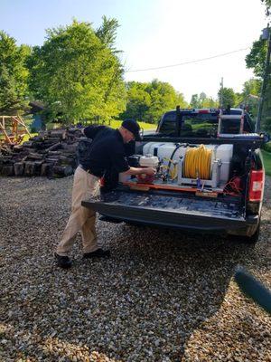 Well equipped truck, a guy that knows his stuff.