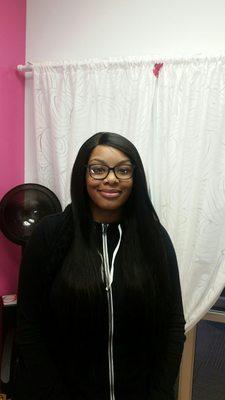 Lace frontal closure