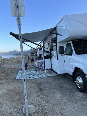 Our Nexus 30T set-up for a day at the beach!