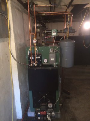 New Yorker oil boiler install