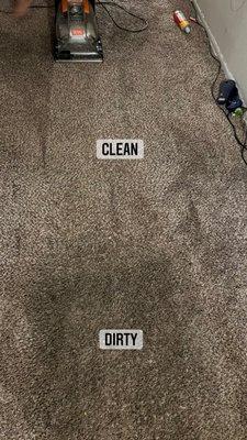 Now cleaning carpets please call for a free quote today