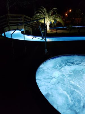 Hot tub and Lazy River