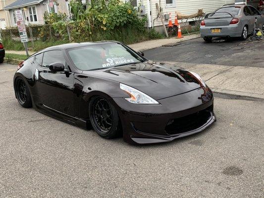 Freshly painted front end on this beautiful lady z