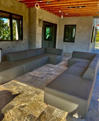 Custom Outdoor furniture.