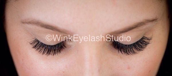 Volume lashes.