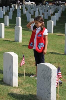 Serving our community and honoring our Veterans at the National Memphis Cemetery.