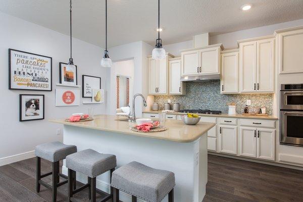 Gourmet Kitchens, Harmony Reserve, a 55 Plus community in Vero Beach, FL.