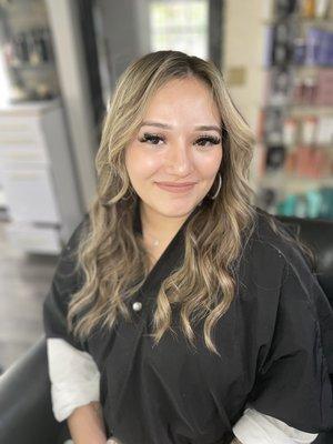 My beautiful client wanted a fall like balayage.