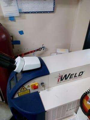 Our ortho labs laser welder.