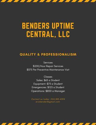 Benders Uptime Central