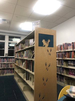 Small graphic novel section for children ; but the books are new !