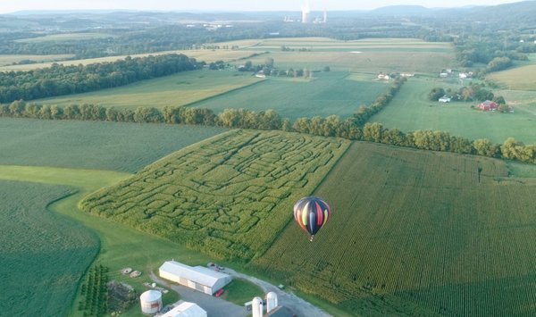 a breathtaking view from the air.