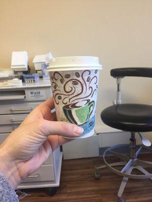 Thanks for the great coffe and X-rays! Lol