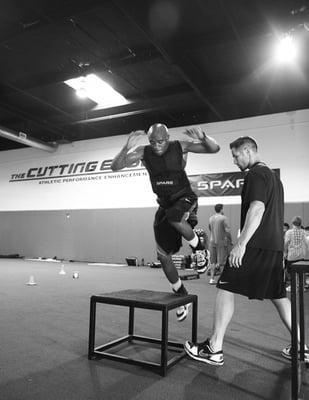 Todd training UFC Champion Anderson Silva