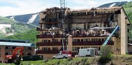 Lionshead Inn coming down making room for the next big condo units in Vail.