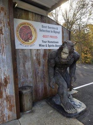 They dress Bigfoot up on special occasions