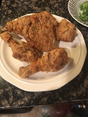 Fry chicken