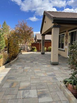 Patio looking East