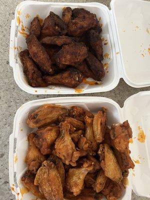 Ordered through Uber eats and received burnt no taste Jumbo Wings (40-pc Party Pack)