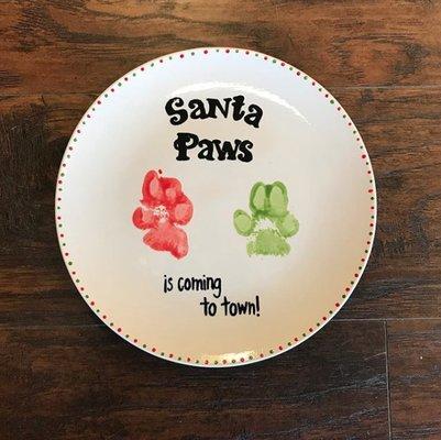 Wish Upon a Jar can do pet paw prints! Check these out from our hardworking studio dog, Noey! Appointments only.