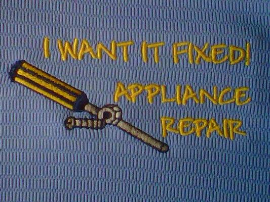 I Want It Fixed! Appliance Repair