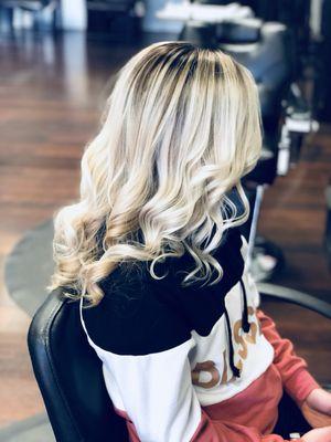 Smudged root by stylist Maygen Ray.