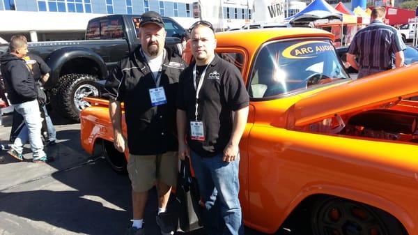 SEMA show truck 1956 Chevy truck.