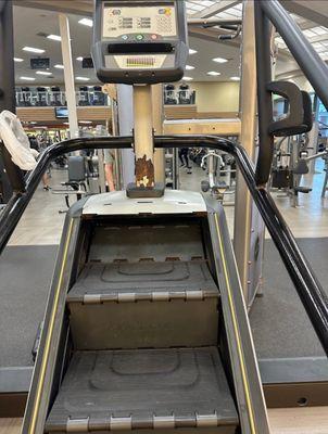 Rustic old and dirty stair master from LA Fitness at $65 a month plus hidden fees.