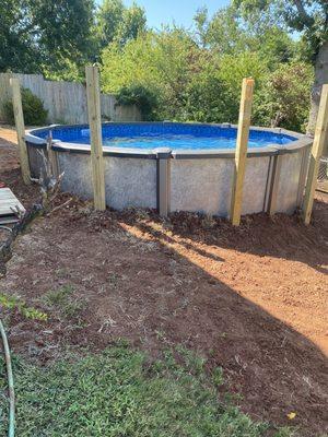 Above ground pool