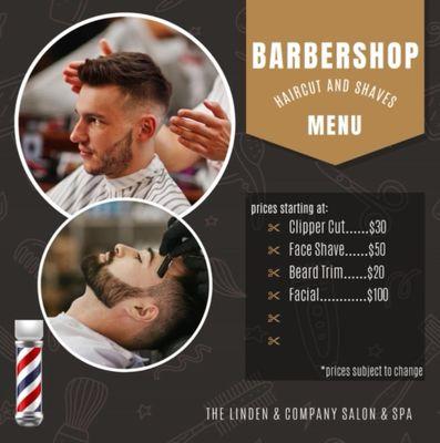 The Barbershop - Linden & Company Salon & Spa