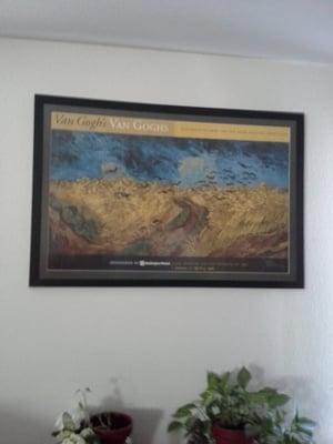 This is the first piece that they framed for me. It is very large; 54" x 36".