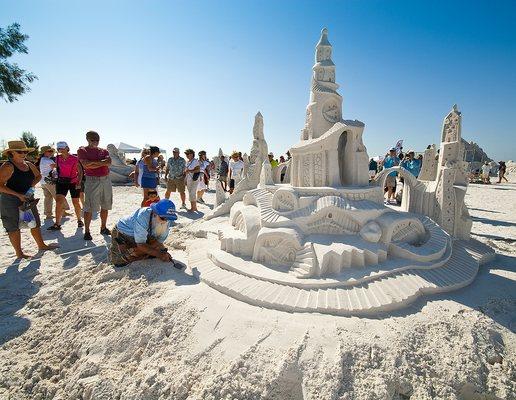 Sand Sculptures on Siesta Key