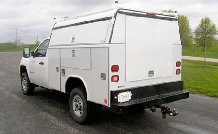 Service Body Aluminum Tops installed by Northwest Truckworld in Wauconda, IL