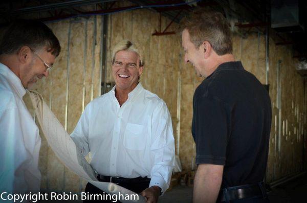 Bill Haedrich, CCIM helping tenants finalize tenant improvements.