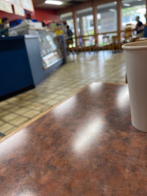 Front register and dining area