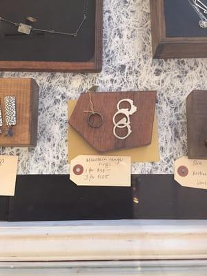 Awesome artisanal jewelry. Both pretty AND bad ass pieces.