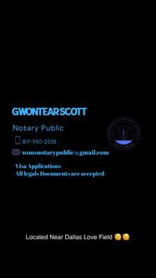 Gwontear’s Notary Service